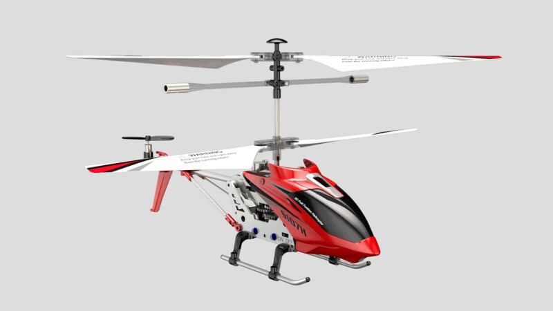 Syma Radiostyrd S107H Helikopter 23 cm Röd - 3