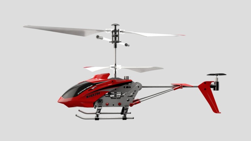 Syma Radiostyrd S107H Helikopter 23 cm Röd