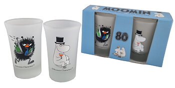Mumin Miniglas 5 cl - 2-Pack - Stinky & Muminpappa 
