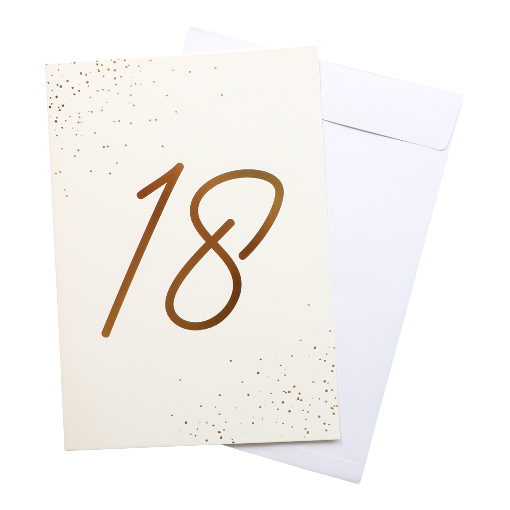 Födelsedagskort 18år - 2