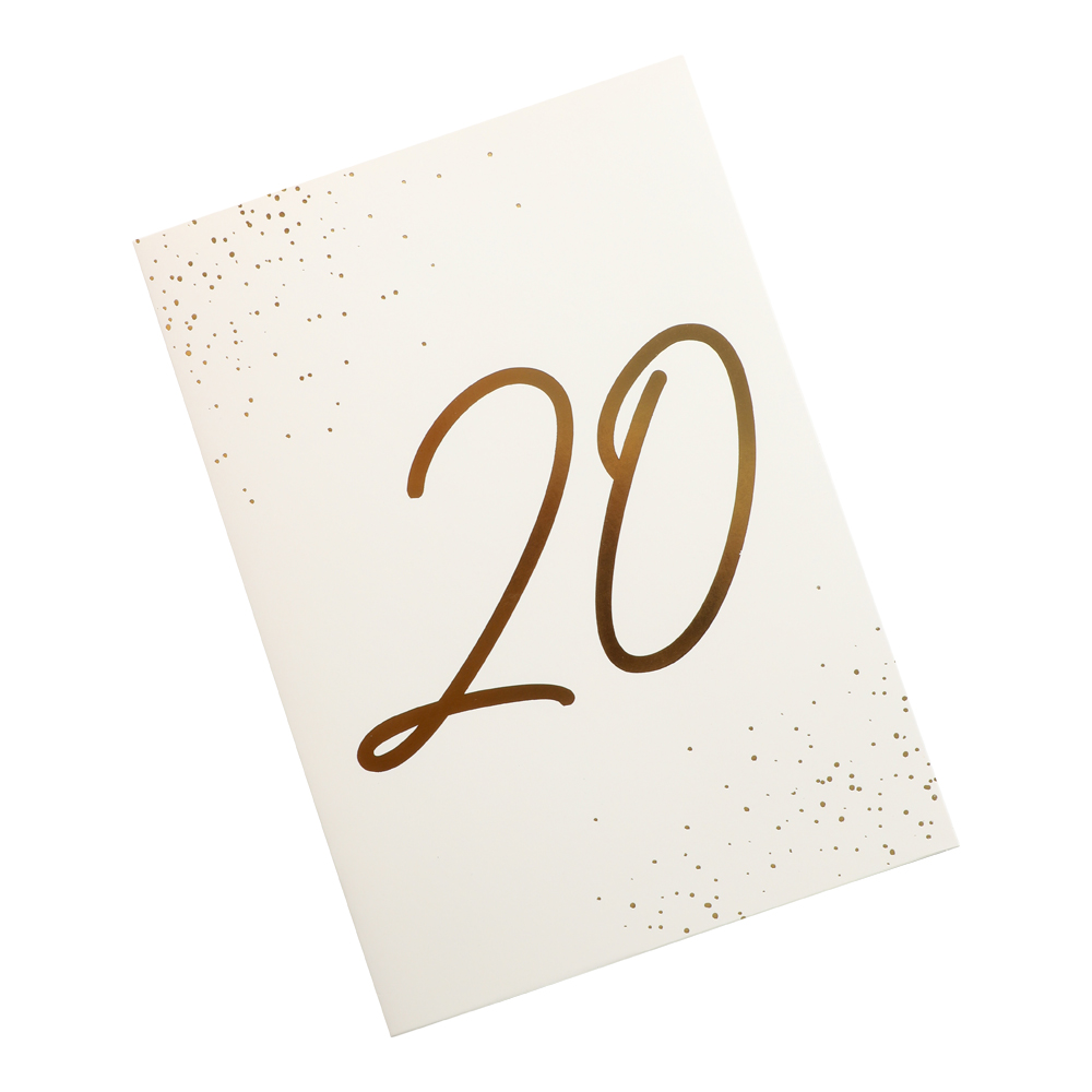 Födelsedagskort 20år - 2