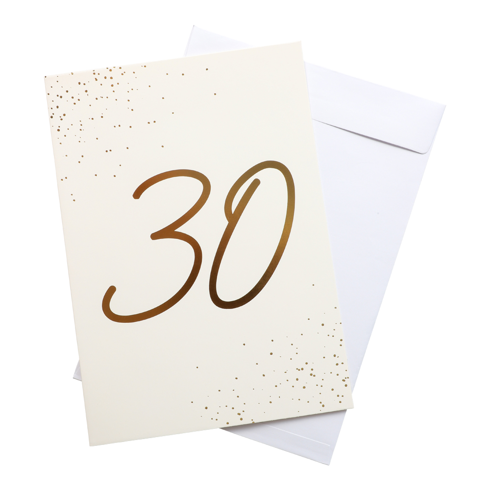 Födelsedagskort 30år - 2
