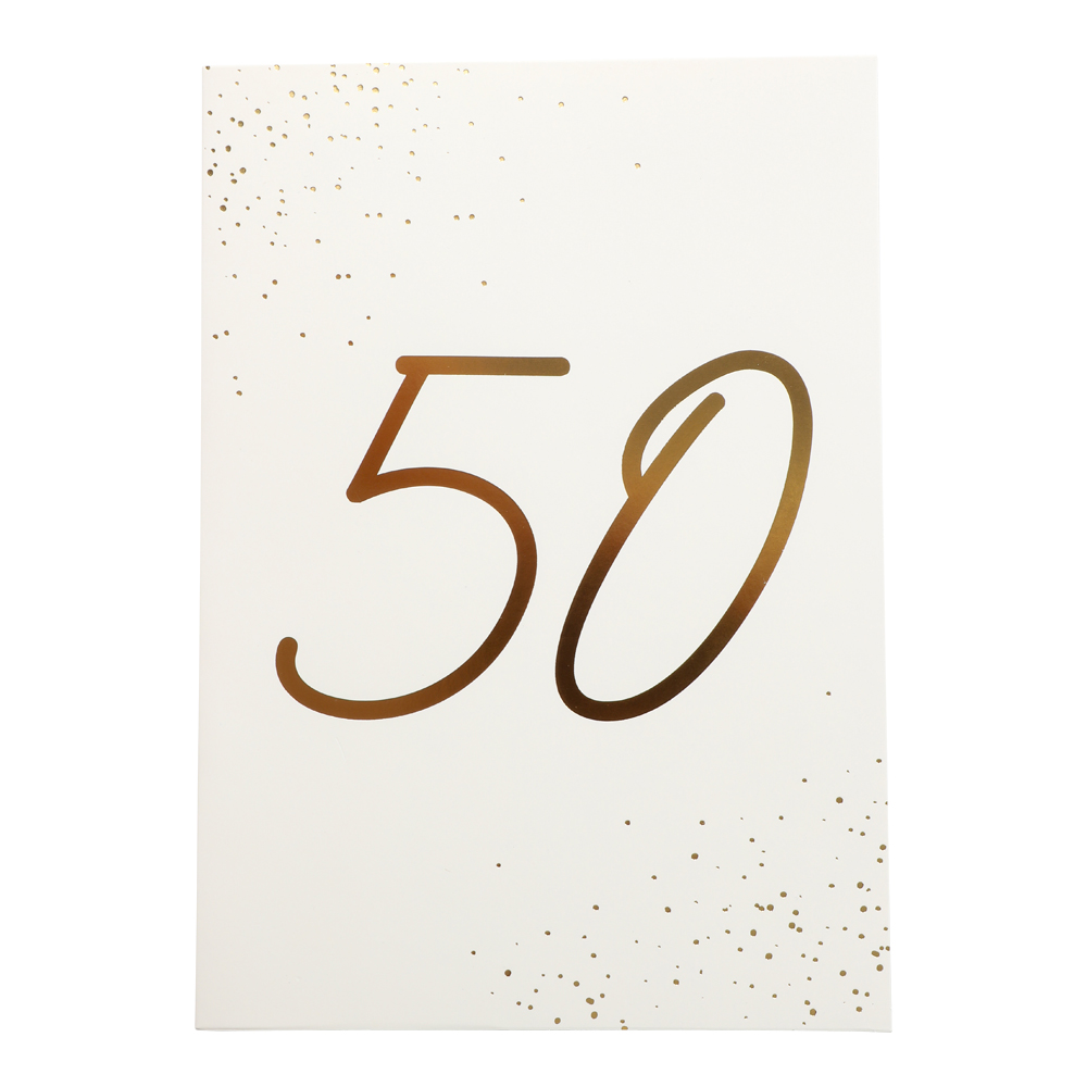 Födelsedagskort 50 år