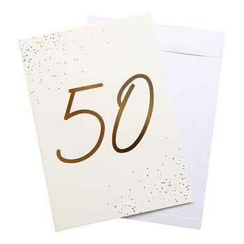Födelsedagskort 50 år