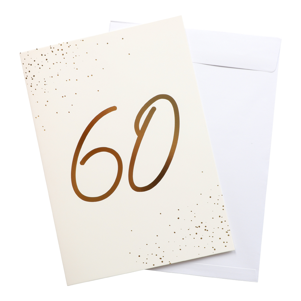 Födelsedagskort 60 år - 2