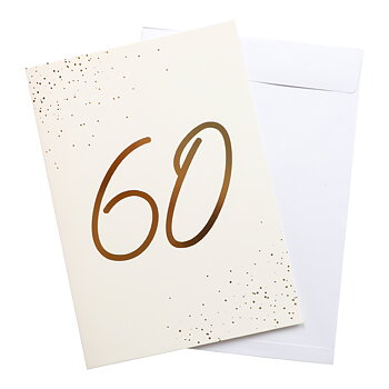 Födelsedagskort 60 år