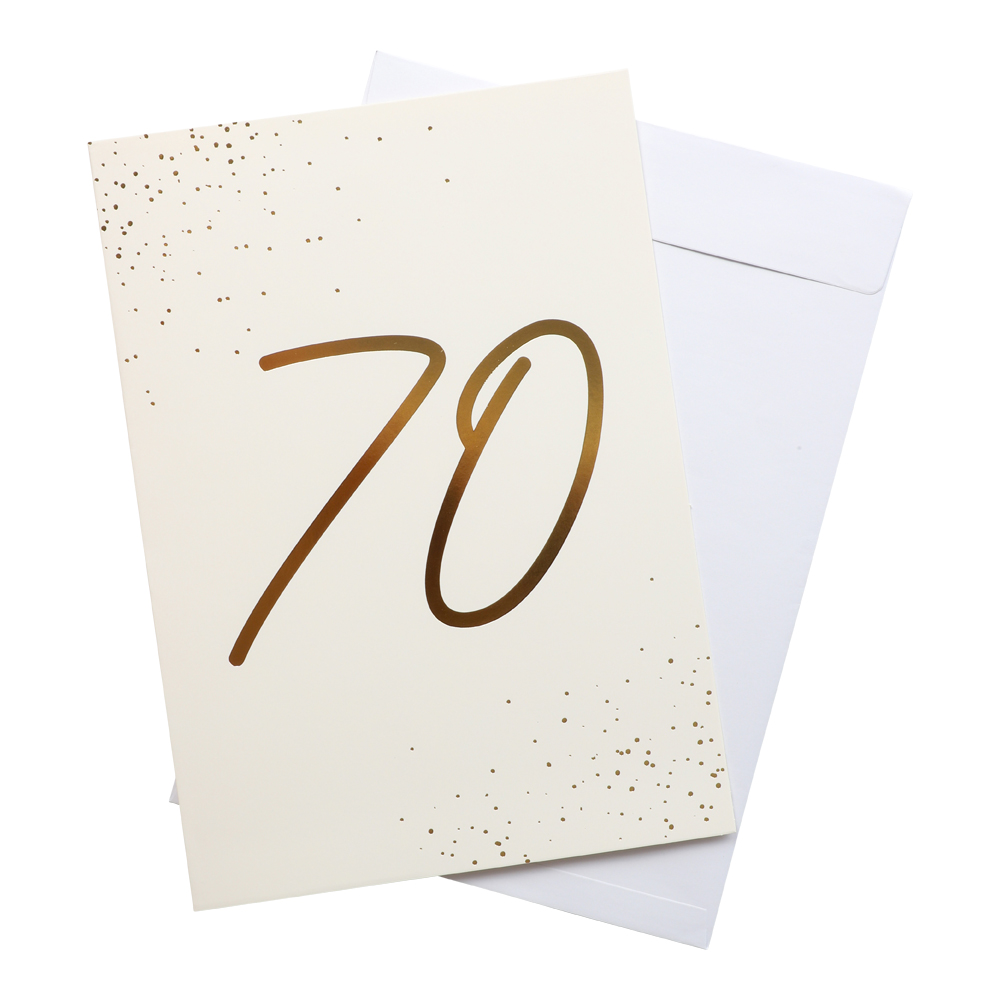 Födelsedagskort 70 år - 2