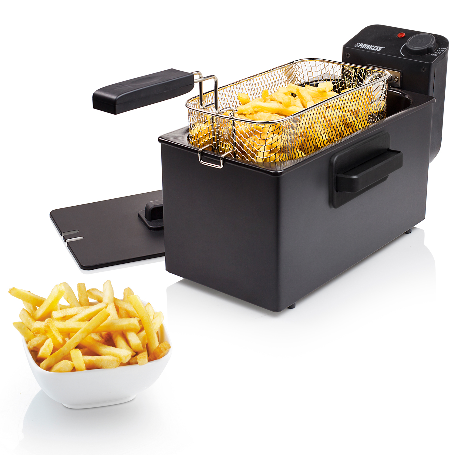 Fritös 3l 182727 Rostfritt stål. Svart - 2