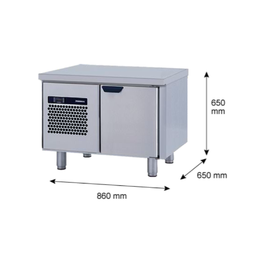 Porkka - Grillkylbänk GNL - Kylaggregat, 1 Modul - Mått: 860 x 650 x 650 mm - 4