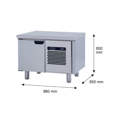 Porkka - Grillkylbänk GNL - Kylaggregat, 1 Modul - Mått: 860 x 650 x 650 mm