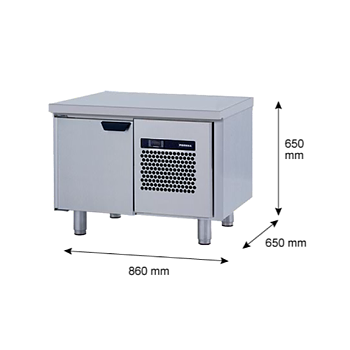 Porkka - Grillkylbänk GNL - Kylaggregat, 1 Modul - Mått: 860 x 650 x 650 mm