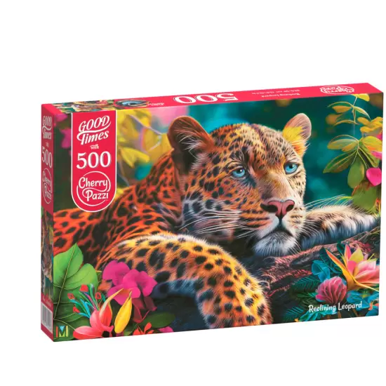 Reclining Leopard, 500 Bitar CherryPazzi - 2