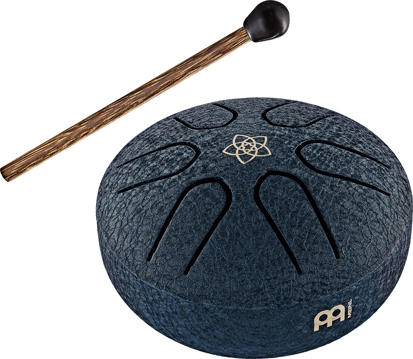 MEINL Sonic Energy Pocket Steel Tongue Drum Navy Blue, A Major, OM - 2
