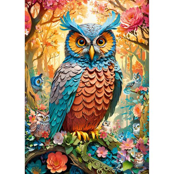 Quilled Owl, 1000 Bitar CherryPazzi