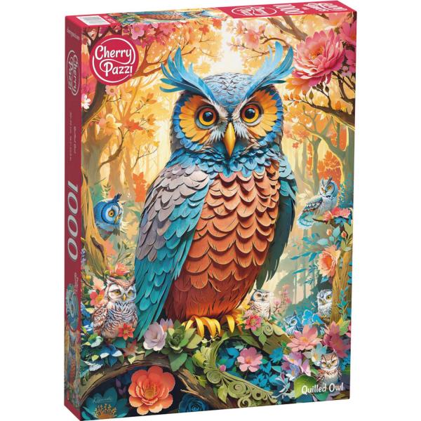Quilled Owl, 1000 Bitar CherryPazzi - 2