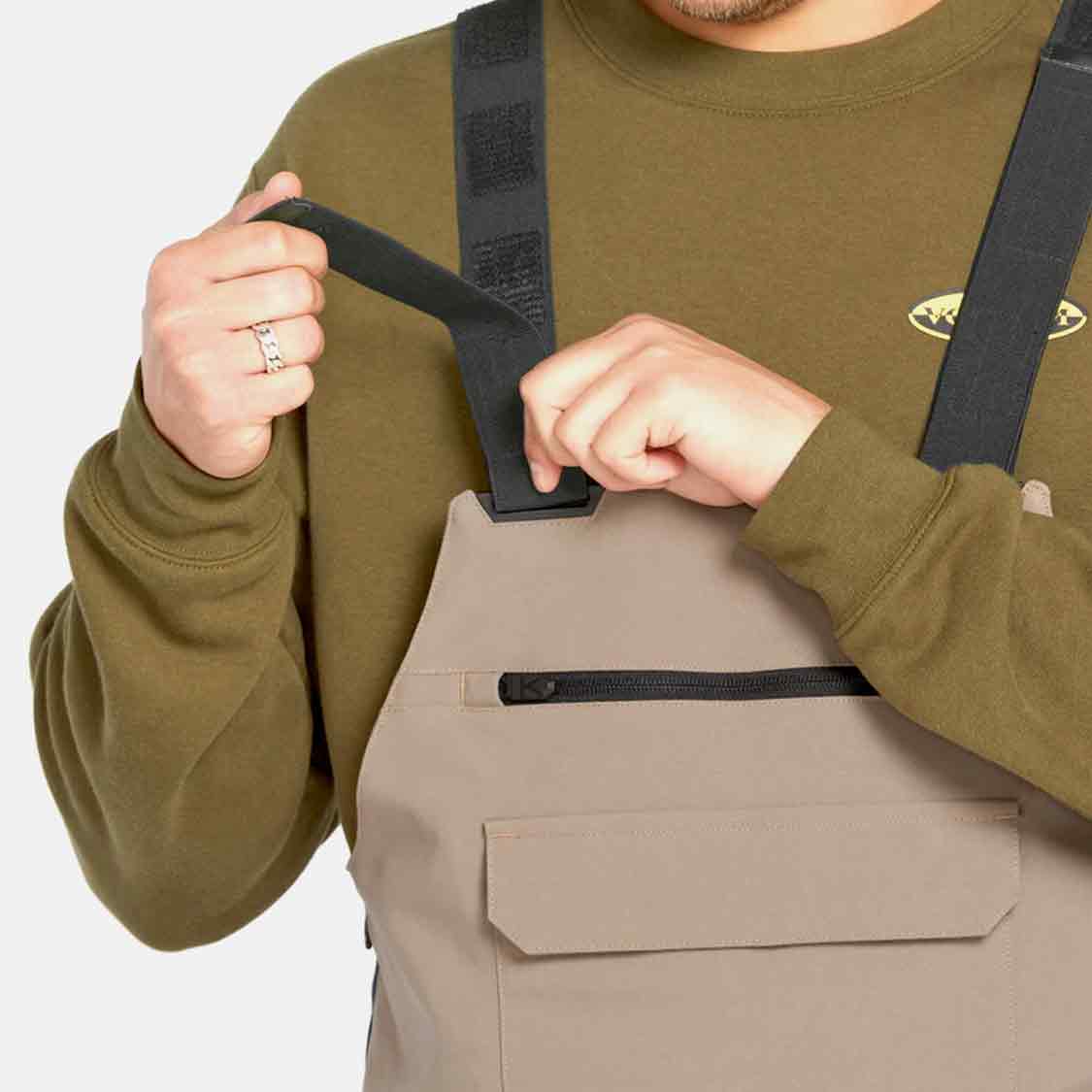 Volcom - Roan Bib Overall Chestnut Brown - 4