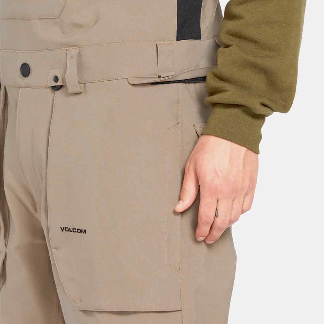 Volcom - Roan Bib Overall Chestnut Brown - 6
