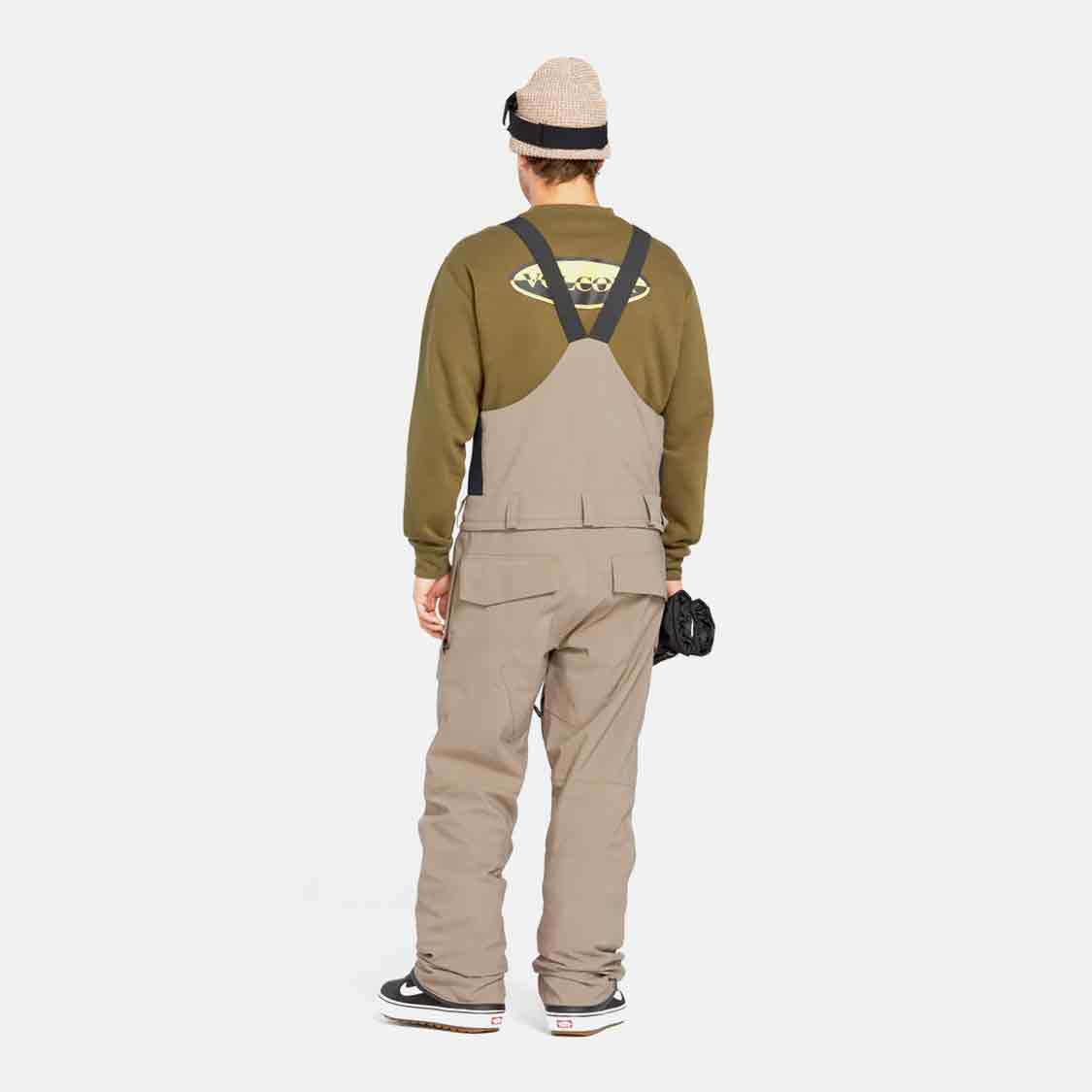 Volcom - Roan Bib Overall Chestnut Brown - 2