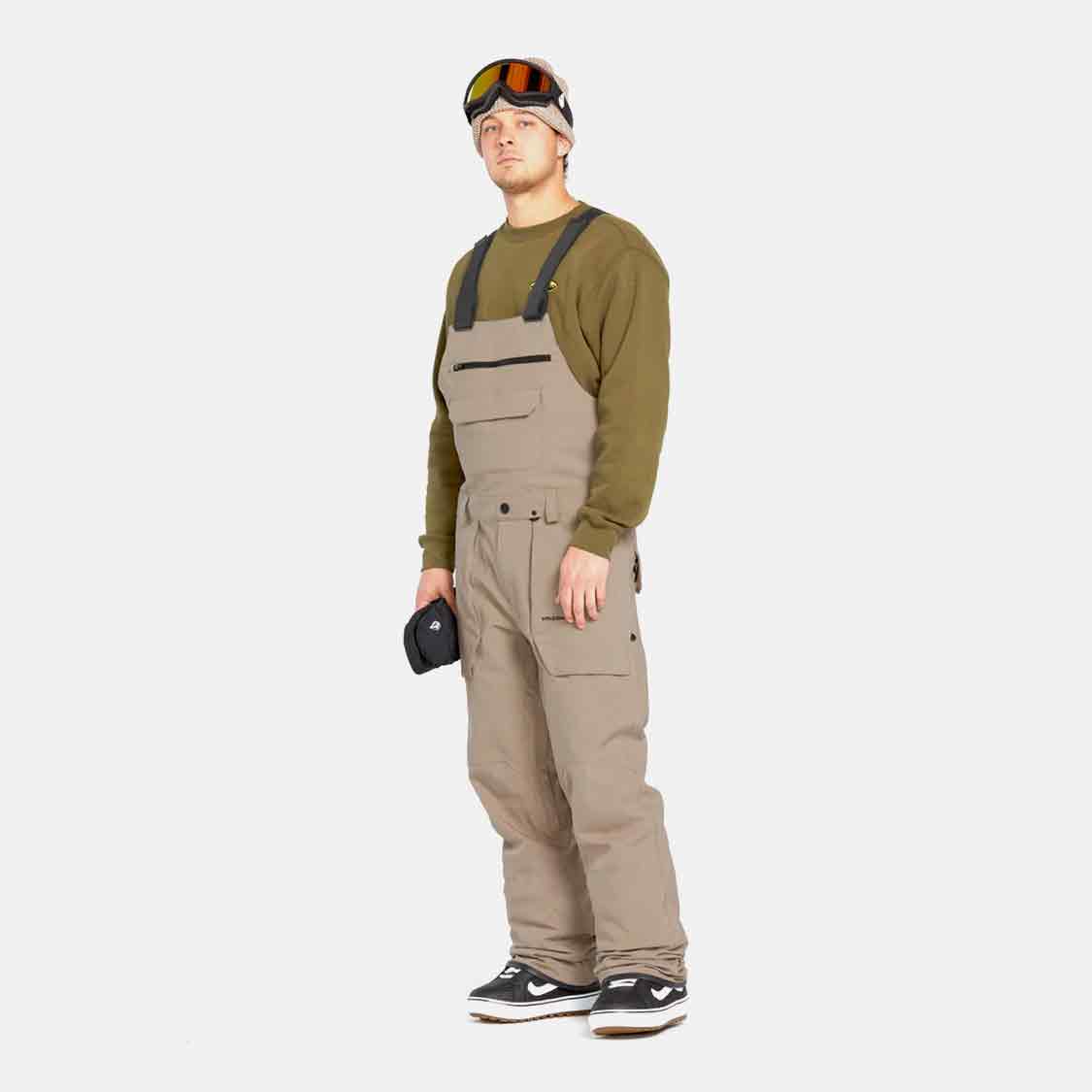 Volcom - Roan Bib Overall Chestnut Brown