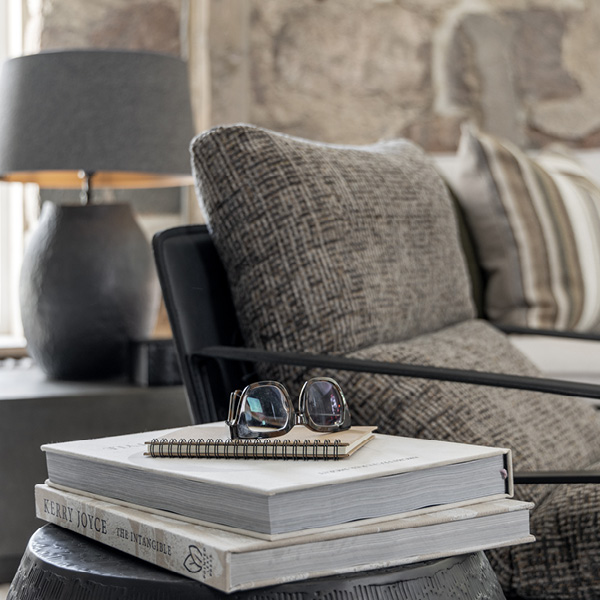 Lounge armchair Hillsdale Chanel Taupe - 4