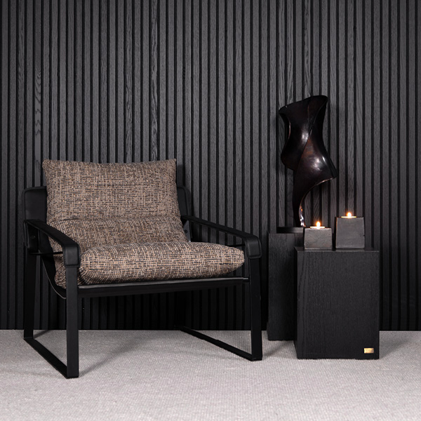 Lounge armchair Hillsdale Chanel Taupe - 3