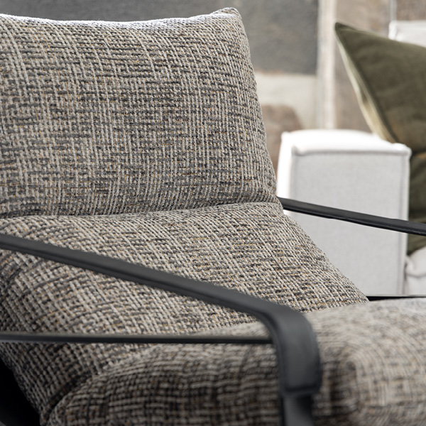 Lounge armchair Hillsdale Chanel Taupe - 5