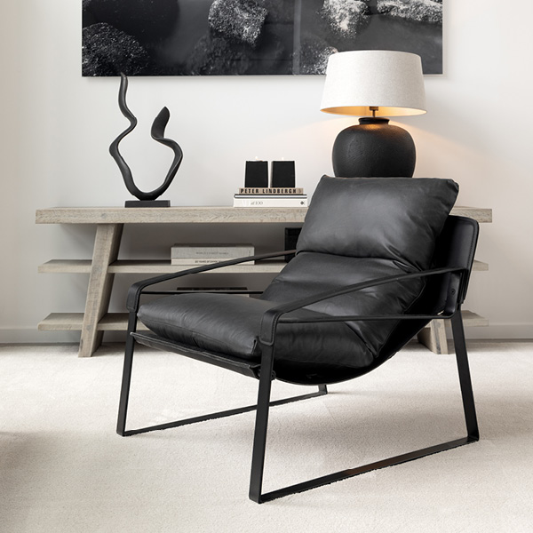 Lounge armchair Hillsdale Titanic Anthracite - 5