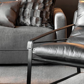 Lounge chair Hillsdale Titanic Espresso - 2