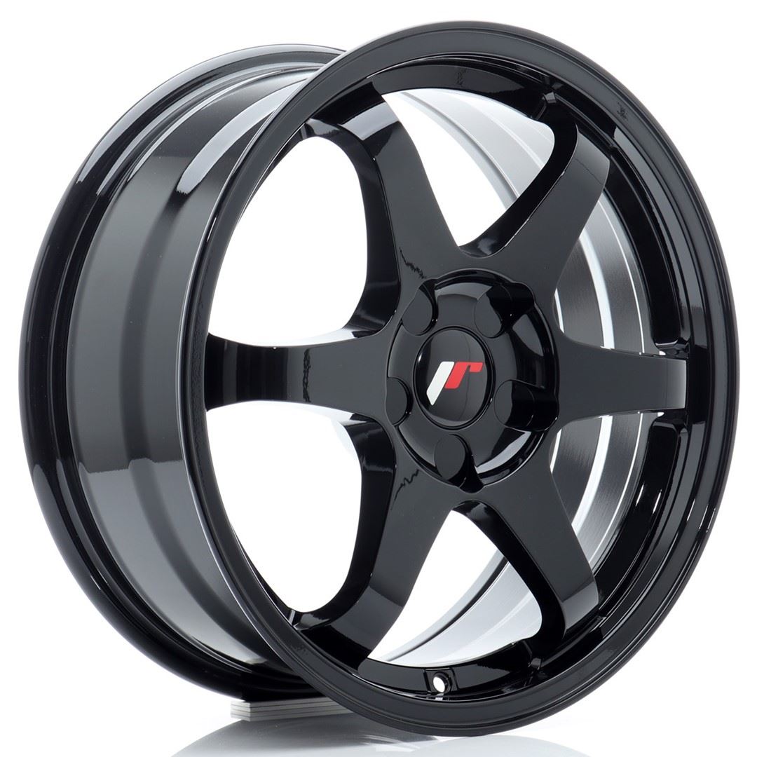 JR Wheels JR3 17x7 ET20-42 Oborrad Gloss Black