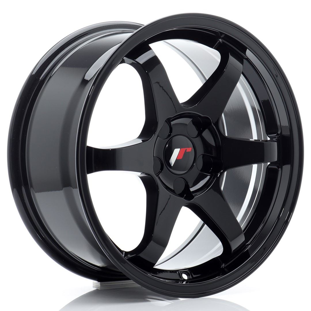 JR Wheels JR3 17x8 ET20-35 Oborrad Gloss Black