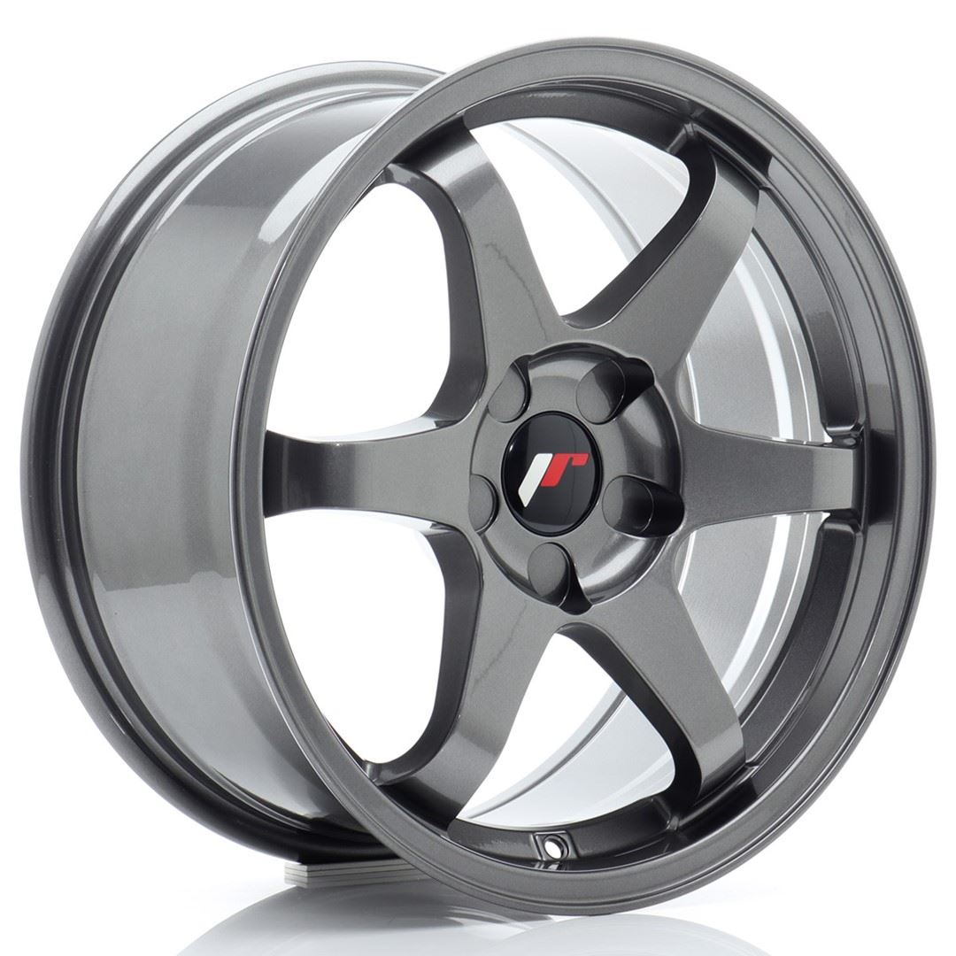 JR Wheels JR3 17x8 ET20-35 Oborrad Gun Metal