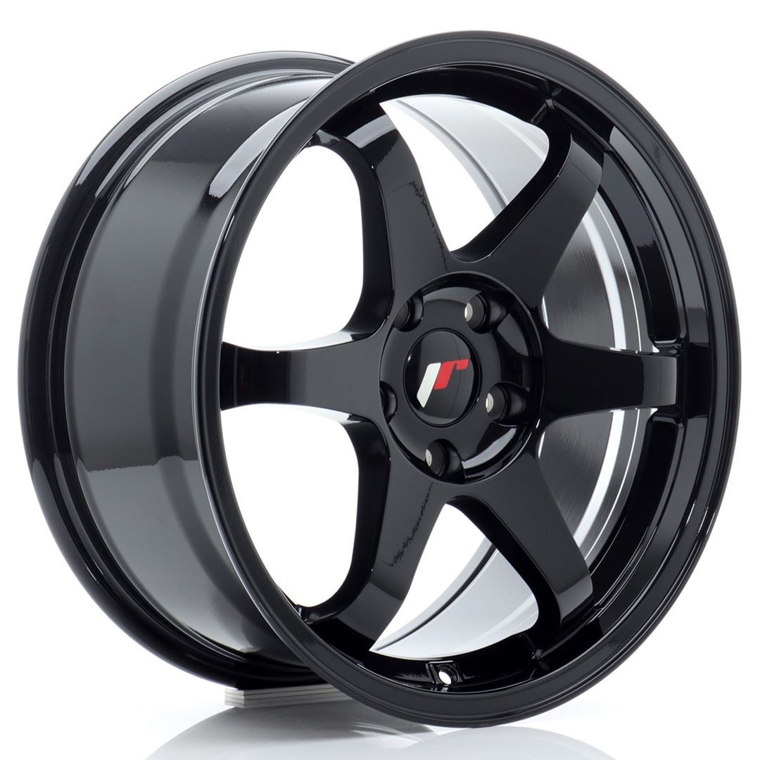  JR Wheels JR3 17x8 ET35 4x100 Gloss Black