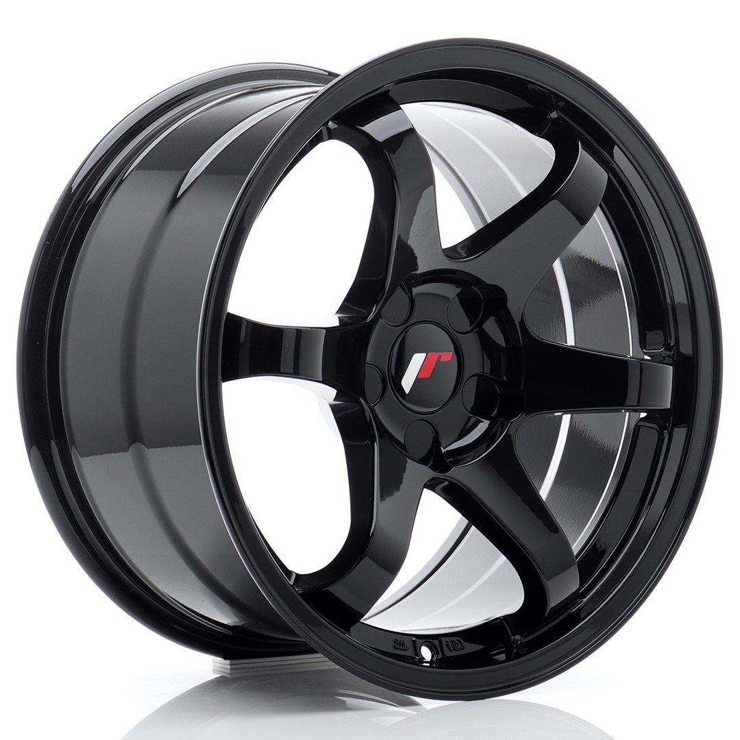 JR Wheels JR3 17x9 ET20-35 Oborrad Gloss Black