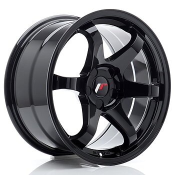 JR Wheels JR3 17x9 ET20-35 Oborrad Gloss Black