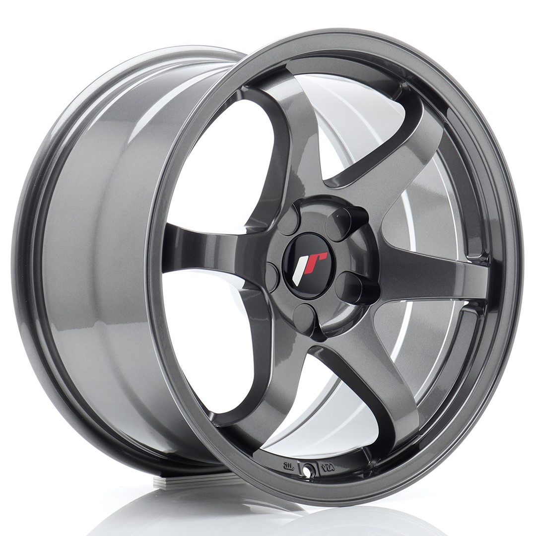 JR Wheels JR3 17x9 ET20-35 Oborrad Gun Metal