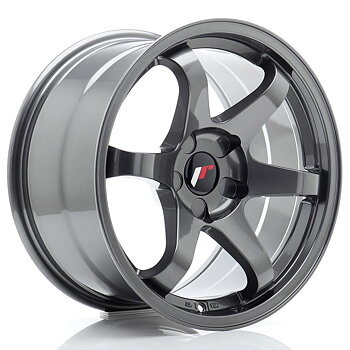 JR Wheels JR3 17x9 ET20-35 Oborrad Gun Metal