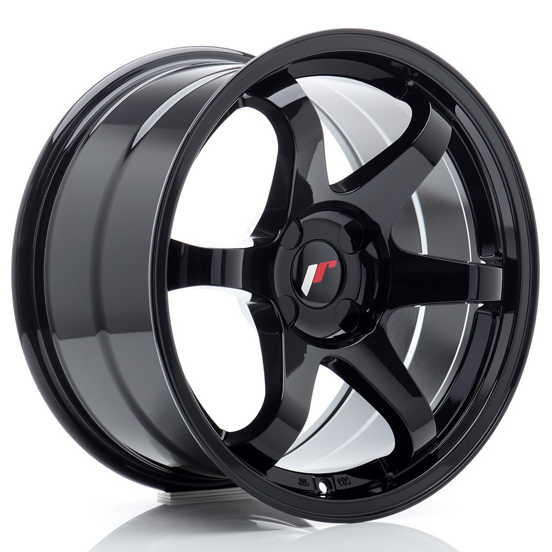 JR Wheels JR3 17x9 ET20-35 Oborrad Gloss Black