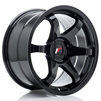 JR Wheels JR3 17x9 ET20-35 Oborrad Gloss Black