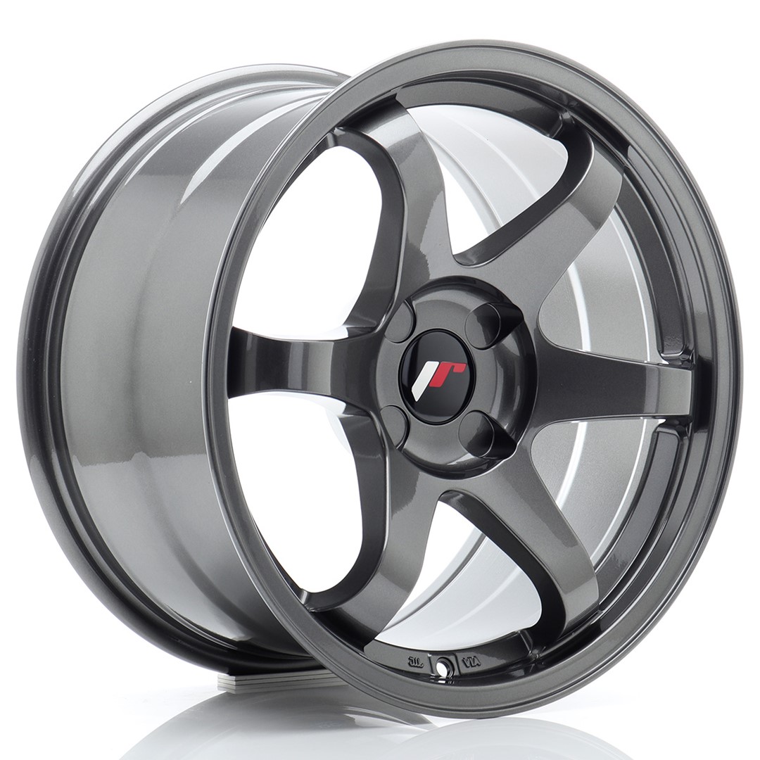 JR Wheels JR3 17x9 ET20-35 Oborrad Gun Metal