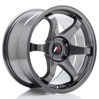 JR Wheels JR3 17x9 ET20-35 Oborrad Gun Metal