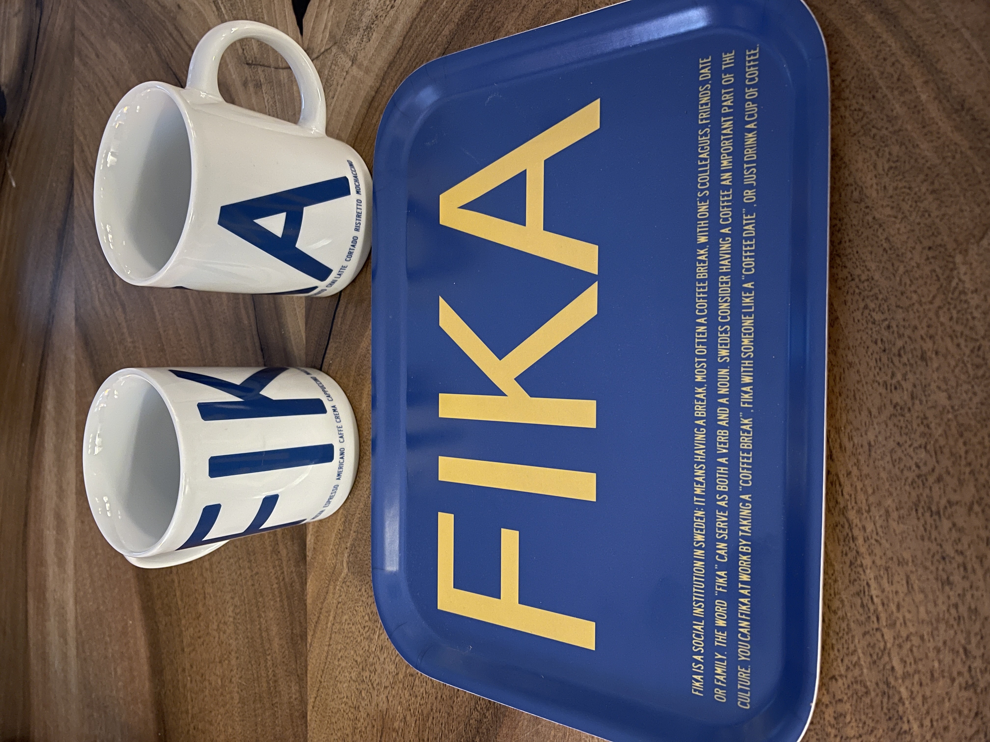Mugg FIKA blå - 2