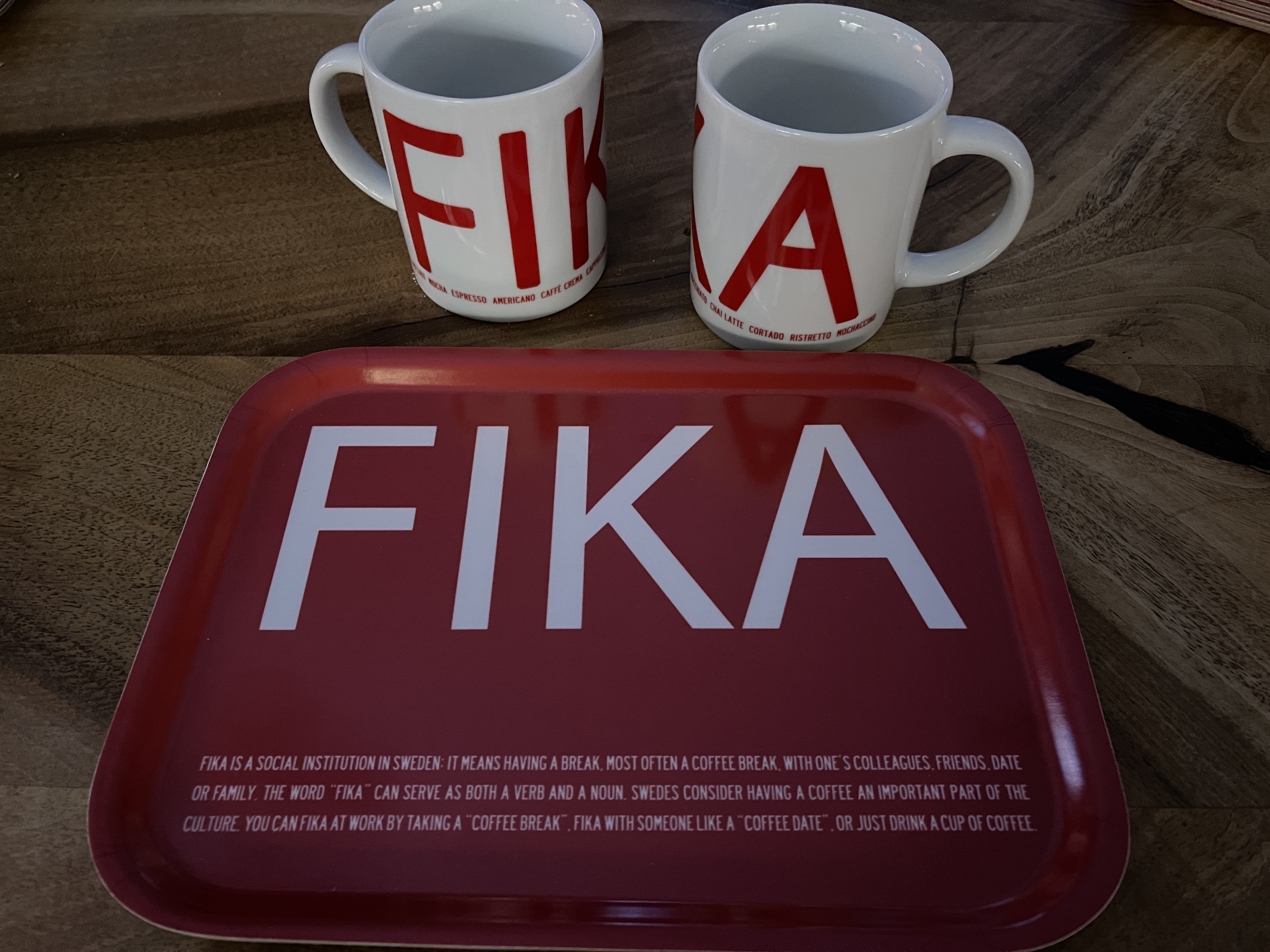 Mugg FIKA röd - 2