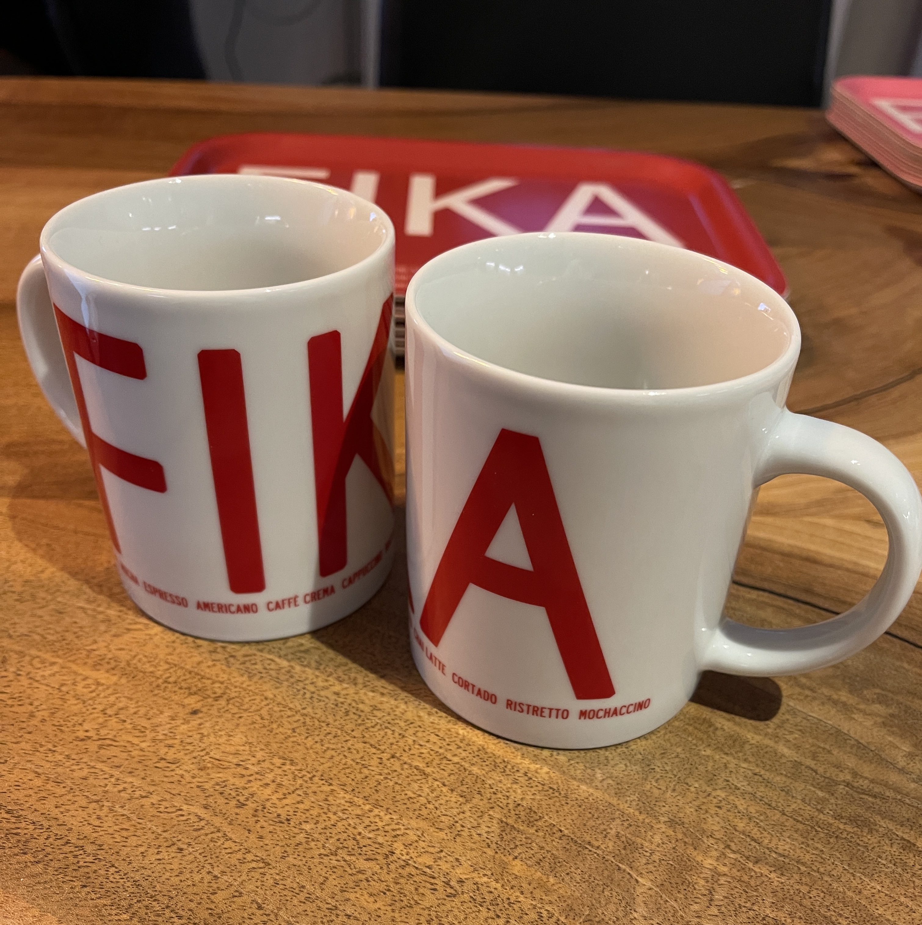Mugg FIKA röd