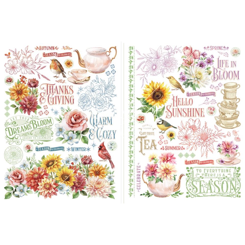 Graphic45 - Rub-On Transfers - Season To Celebrate - 2