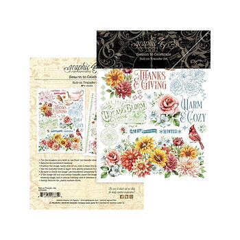 Graphic45 - Rub-On Transfers - Season To Celebrate