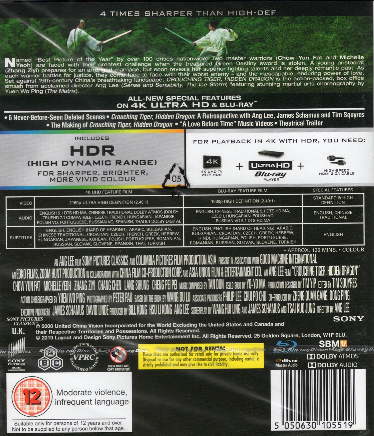 Crouching Tiger Hidden Dragon (ej svensk text) (4K Ultra HD + Blu-ray) - 2