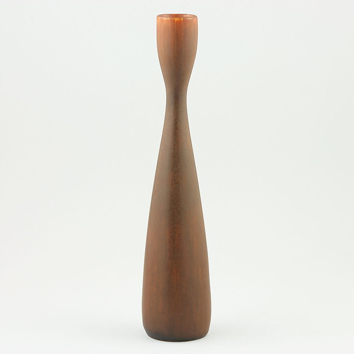 Carl-Harry Stålhane (SYI 1959) Brown Slender Vase 27 cm