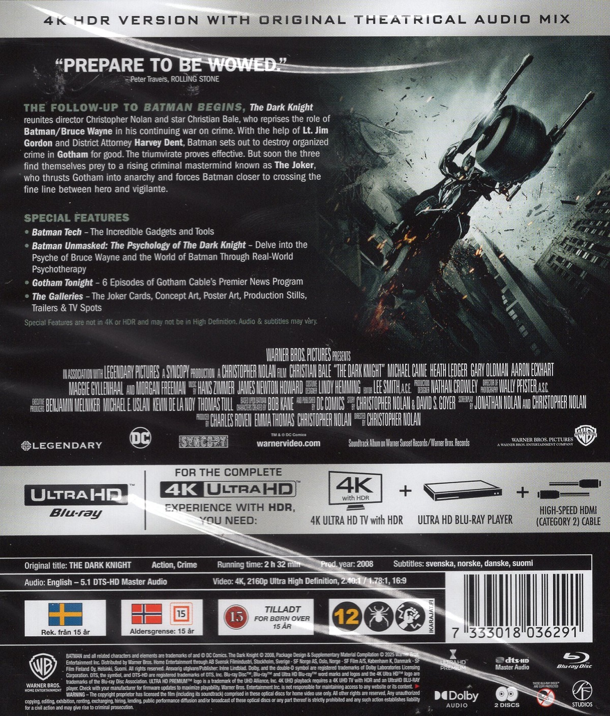 The Dark Knight (4K Ultra HD + Blu-ray) - 2