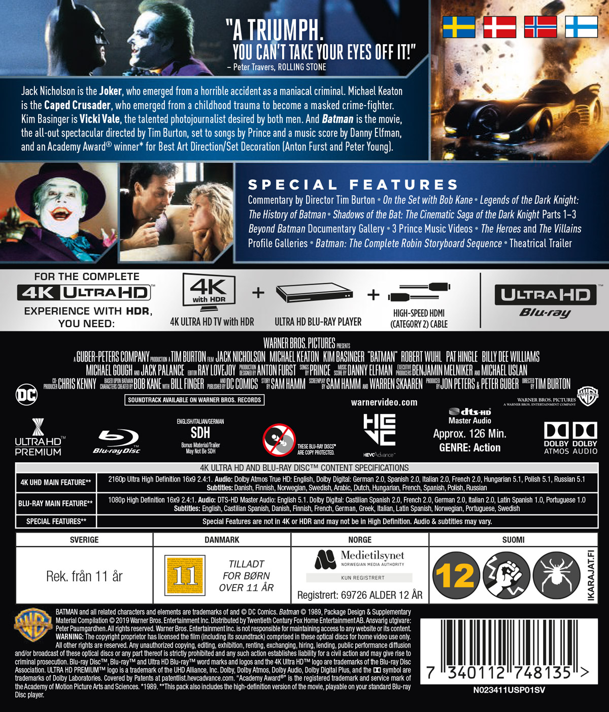 Batman (1989) (4K Ultra HD + Blu-ray) - 2