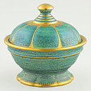 Josef Ekberg (1920s) Jar with Green Luster Glaze 17 cm